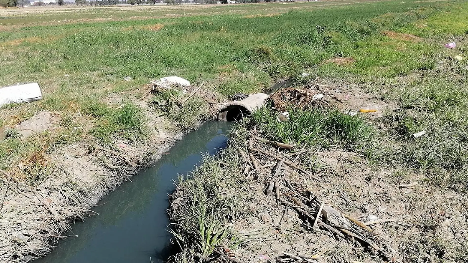 Descargas de aguas negras y residuales en Xalmimilulco, Huejotzingo